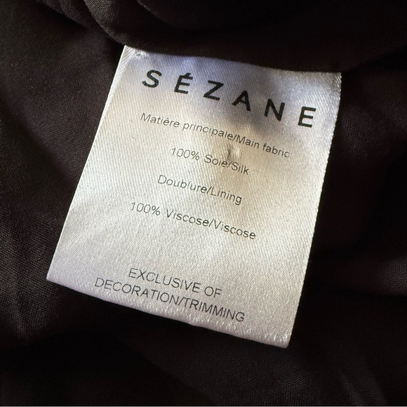 SEZANE Emma Dress Size 38 Size 6 NWT - Picture 10 of 11